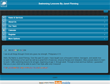Tablet Screenshot of flemingswimming.com